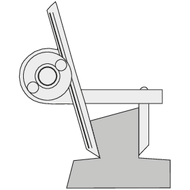 Universal-Winkelmesser 150/200/300mm Schiene, mit Lupe und Feineinstellung